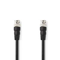 BNC-Videokabel | BNC Male - BNC Male | 3,0 m | Zwart - thumbnail