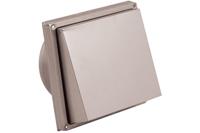 Nedco buitenrooster rvs schuine kap aansluitdiameter 150 mm - thumbnail