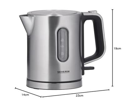 Severin WK3401 Waterkoker Grijs - thumbnail