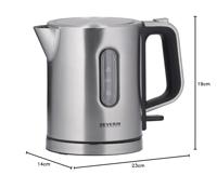 Severin wk3401 waterkoker 1l 2400w rvs - thumbnail