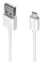 Dunlop Oplaadkabel micro USB 1 meter wit - thumbnail