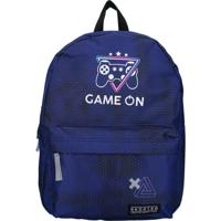 Scooter Rugzak Never Underestimate Gamers 39x29x12 cm Donkerblauw/Zwart - thumbnail