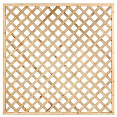 Trellis diagonaal recht met rechte lijst 180 cm Tuindeco - Tuindeco
