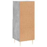 Dressoir 34,5x34x90 cm bewerkt hout betongrijs - thumbnail