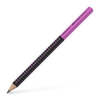 Faber Castell Grafietpotlood Jumbo Grip - Zwart/Roze - thumbnail