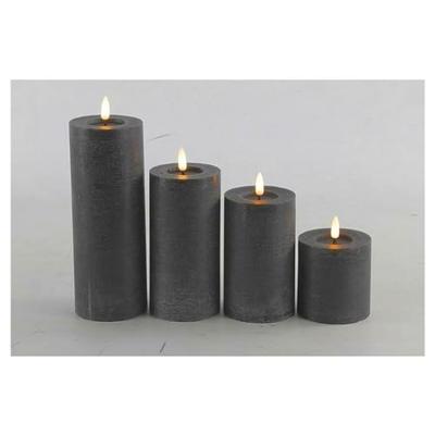 Stompkaars rustiek 7,5CM LED ro Lyon L zwart