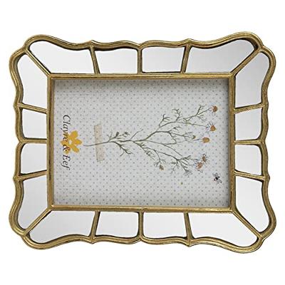 Clayre & Eef Fotolijst 13x18 cm Goudkleurig Kunststof Fotokader