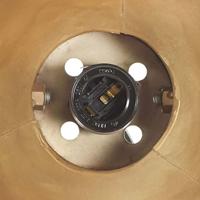 VidaXL Wandlamp industrieel e27 65x25 cm messingkleurig - thumbnail