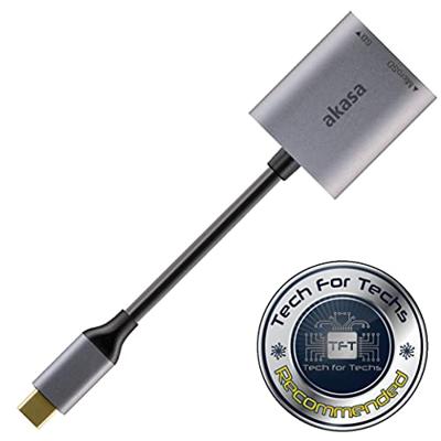 Akasa AK-CR-10BK geheugenkaartlezer USB 3.2 Gen 2 (3.1 Gen 2) Type-C Zwart, Zilver Akasa AK-CR-10BK geheugenkaartlezer USB 3.2 Gen 2 (3.1 Gen 2) Type-C Zwart, Zilver