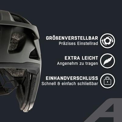 Olympic Sportswear Alpina sports mtb helm rootage evo 51-55 mat grijs