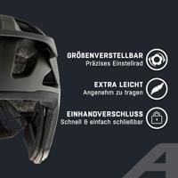 Olympic Sportswear Alpina sports mtb helm rootage evo 51-55 mat grijs - thumbnail