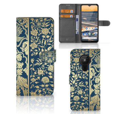 Nokia 5.3 Hoesje Beige Flowers