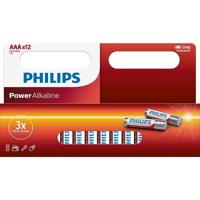 Philips Power Alkaline 12 x AAA batterij - thumbnail