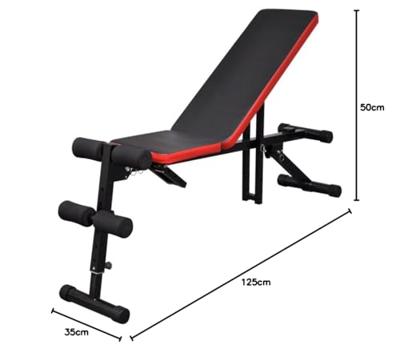 VidaXL Sit-up bankje verstelbaar en multifunctioneel