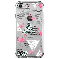 iPhone SE 2022/2020 | iPhone 8/7 Case Anti-shock Flamingo Triangle - thumbnail