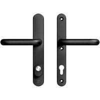 AXA veiligheidsbeslag smal kruk/kruk - SKG*** met kerntrekbeveiliging - Oval Plus kruk U - PC92 - zwart - thumbnail