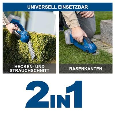 Scheppach C-HTGS200-X Draadloze Grastrimmer/Heggenschaar - Set S - 2-in-1 - 20V IXES 2Ah Accu + Oplader