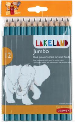 Lakeland grafietpotlood Jumbo HB, pak van 12 stuks Lakeland grafietpotlood Jumbo HB, pak van 12 stuks