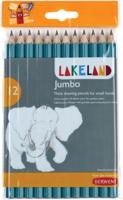 Potloden Derwent Lakeland jumbo HB blister à 12 stuks - thumbnail