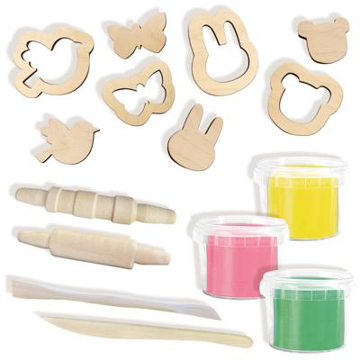 SES eco klei met houten tools - thumbnail