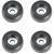 Adam Hall 4900M4AH rubberen voetjes 25 x 11 mm (4 stuks) Adam Hall 4900M4AH rubberen voetjes 25 x 11 mm (4 stuks)
