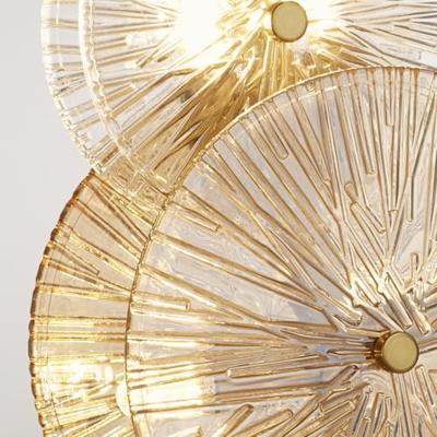 Searchlight Gouden tafellampWagon Wheel 66cm hoog - EU88211-6BZ