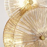 Searchlight Gouden tafellampWagon Wheel 66cm hoog - EU88211-6BZ - thumbnail