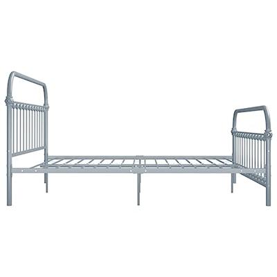 Bedframe metaal grijs 180x200 cm Bedframe metaal grijs 180x200 cm