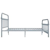 Bedframe metaal grijs 180x200 cm - thumbnail