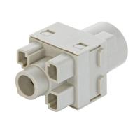 HARTING 09140013104 Dubbele module 1 Crimpen, Axiale schroefaansluiting 1 stuk(s) - thumbnail