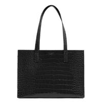 Ted Baker Welona Elongated Croc Icon Bag Black - thumbnail