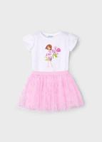 Mayoral Zomer tule rok + top meisjes - mauve paars - thumbnail