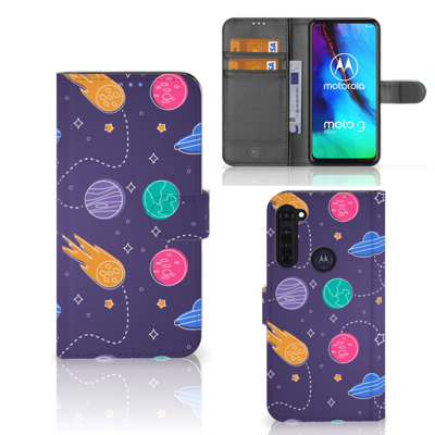 Motorola Moto G Pro | Wallet Case | met Pasjes | Space Motorola Moto G Pro | Wallet Case | met Pasjes | Space