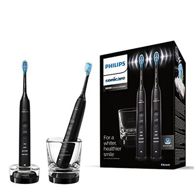 Philips DiamondClean 9000 HX9914/54 2x Elektrische sonische tandenborstels met app Zwart