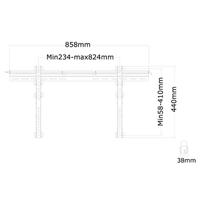 Neomounts Wandsteun PLASMA-W065 bevestiging - thumbnail