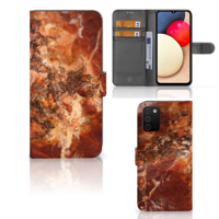 Samsung Galaxy A03s | Bookcase | Marmer Bruin - thumbnail