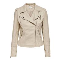 Only 15153079 Onlgemma Faux Leather Biker Leer En Leatherlook Silver Lining 15153079 - thumbnail