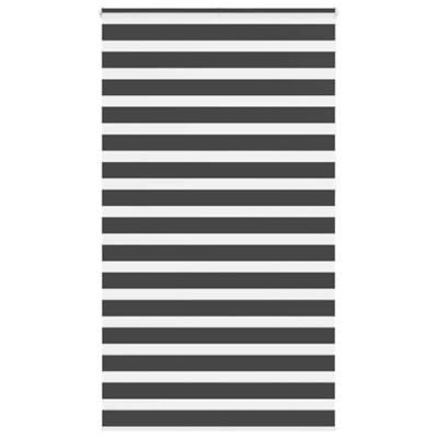 VidaXL Zebra rolgordijn 125x230 cm stofbreedte 120,9 cm zwart VidaXL Zebra rolgordijn 125x230 cm stofbreedte 120,9 cm zwart