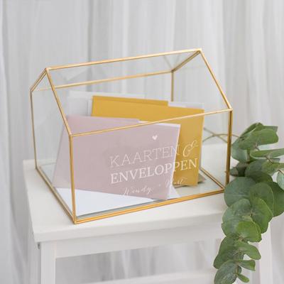 Glazen enveloppendoos huis lovely lettertypes namen Glazen enveloppendoos huis lovely lettertypes namen