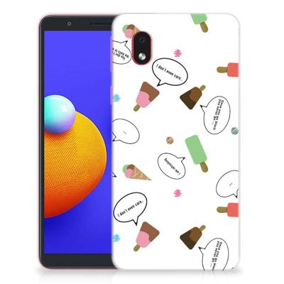Samsung Galaxy A01 Core | Siliconen Case | IJsjes