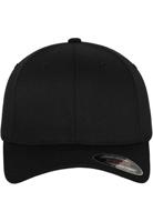 Flexfit FX6277 Wooly Combed Cap - Black/Black - Youth - thumbnail