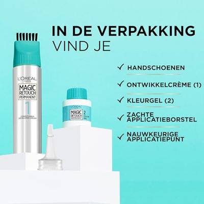 Magic Retouch Permanente haarkleuring nr 3 donkerbruin 1 Stuks
