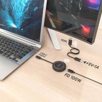 Hdmi Aisens Aswl-h2kc30m004-bk kabel, zwart - thumbnail