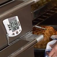 TFA Dostmann 14.1503 Keukenthermometer Oven- en kerntemperatuur, Met touchscreen, Met timer, Alarm Varken, Rund, Hert, Lam, Konijn, Kalf, Gevogelte - thumbnail