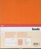 kwb 800415 Schuurpapier Korrelgrootte (num) 150 (l x b) 280 mm x 230 mm 5 stuk(s) - thumbnail