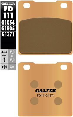 GALFER remblokken "fd111" brake pad fd111 g1371 sintered metal