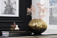Design siervaas ABSTRACT 30cm goud handgemaakt hamerslag - 42738 - thumbnail