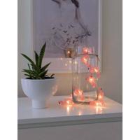 Konstsmide 3132-343 Motief lichtketting Flamingo Binnen werkt op batterijen Aantal lampen 10 LED Warmwit Verlichte lengte: 1.8 m Timer - thumbnail