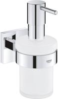 GROHE Start Cube Zeepdispenser - 160ml - met houder - vierkant - chroom 41098000 - thumbnail