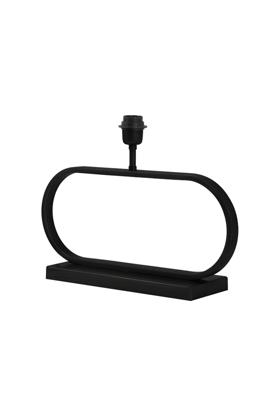 Light & Living Tafellamp 'Jamiro' 47cm, kleur Mat Zwart (excl. kap)